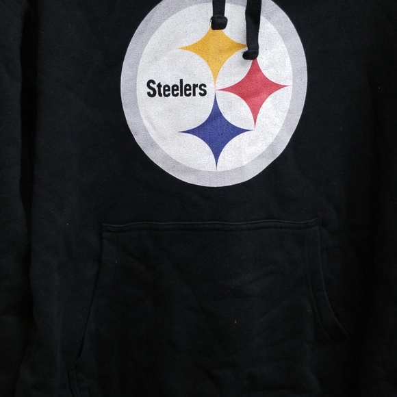 Pittsburgh Steelers 2XL Hoodie Black - Picture 2 of 3